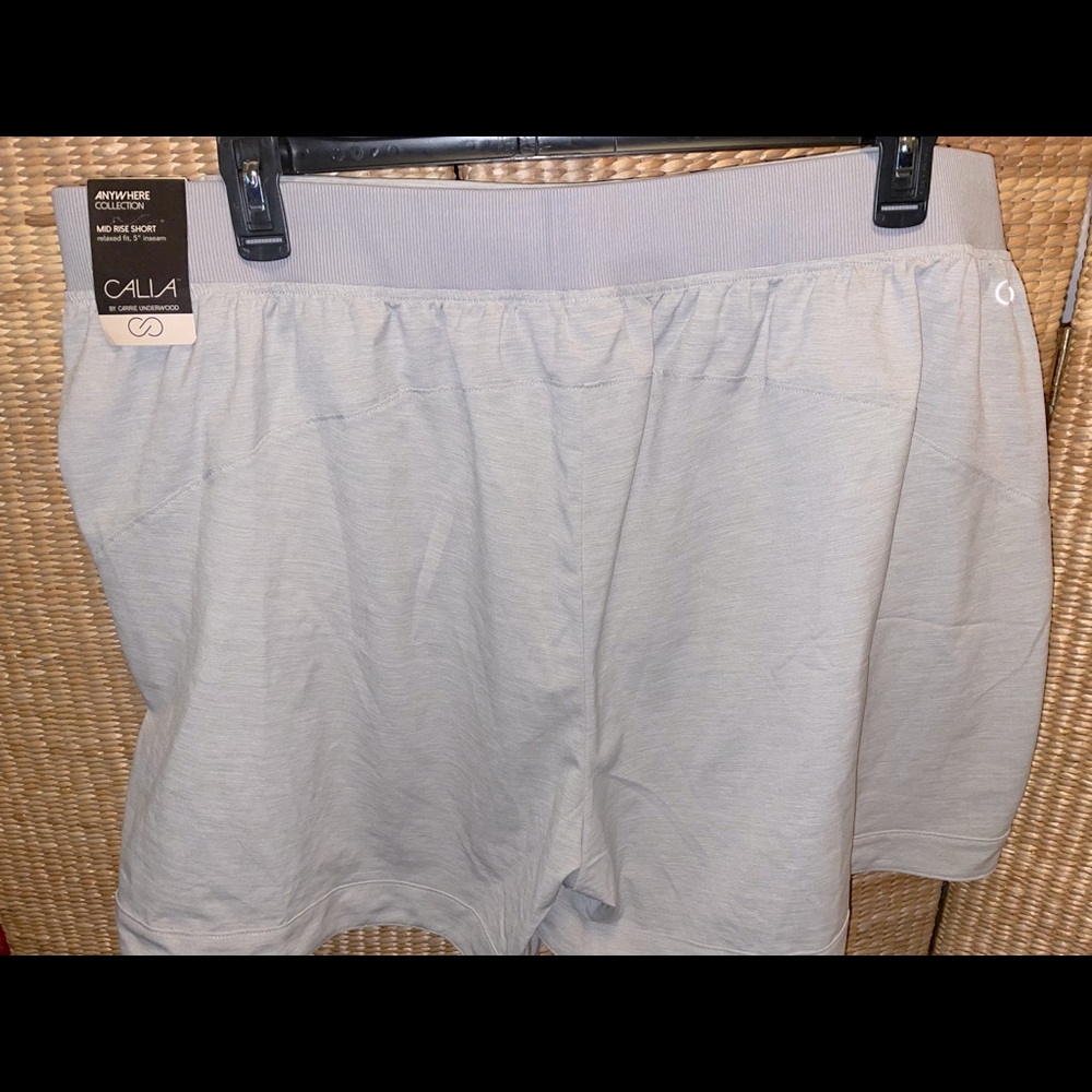 Gray Lightweight Workout Shorts
